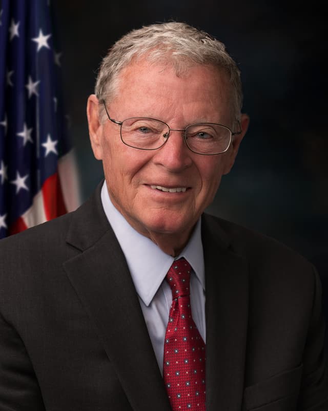 Sen. James M. Inhofe headshot