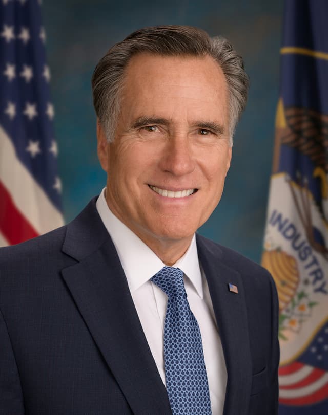 Sen. Mitt Romney headshot